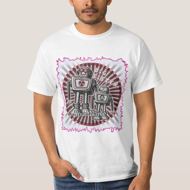 Camiseta Robô Irmã Mais Velha   (Frente)