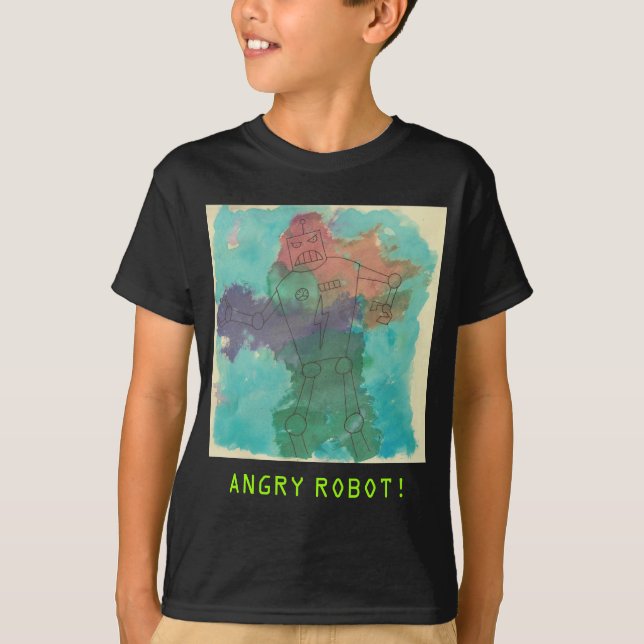 Camiseta Robô irritado (Frente)