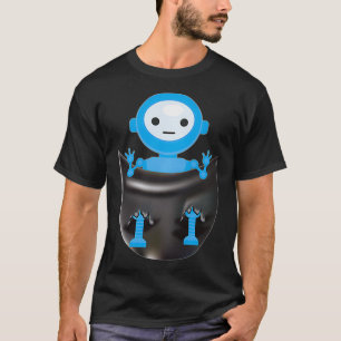 Camiseta Robô legal Na Tecnologia Pocket Boys Ventiladores