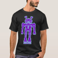 Robô Mk I - (Roxo & Azul Claro) - Personalizado