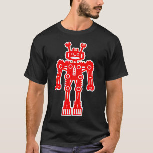 Camiseta Robô Mk I - (Vermelho)