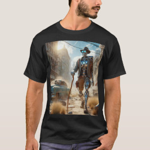 Camiseta Robô na Cidade Fantasma
