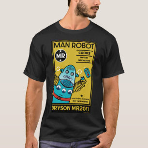 Camiseta Robô Oferece Presentes Para Homens E Mulheres No A