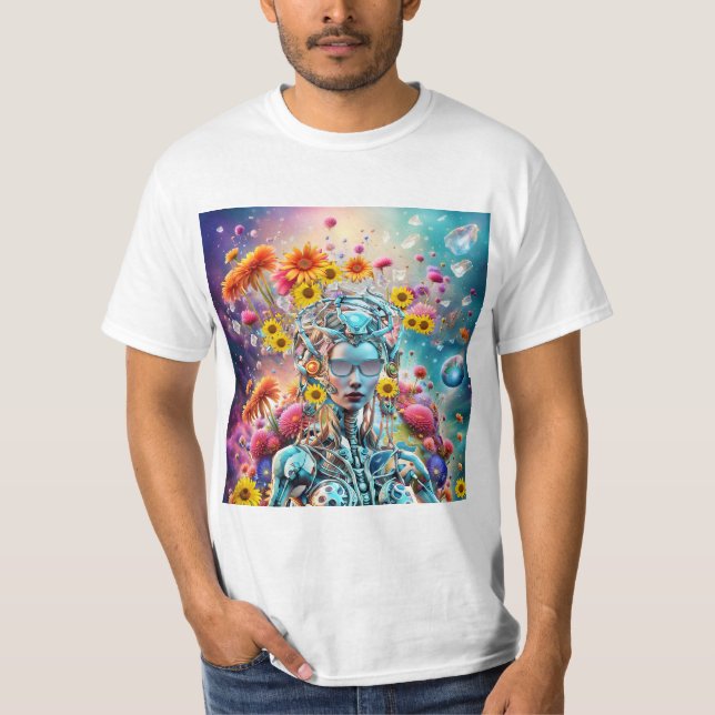 Camiseta Robô orgânico (Frente)