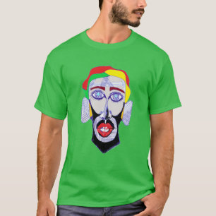 Camiseta robô palhaço