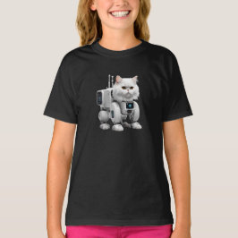 Camiseta Robô Persa Branco