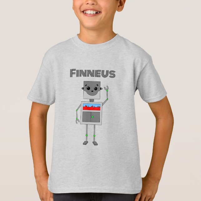 Camiseta Robô Personalizado Pensado (Frente)