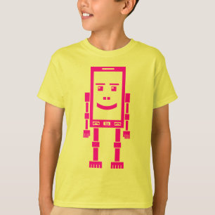 Camiseta Robo Phone - Magenta