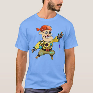 Camiseta Robô Pirata