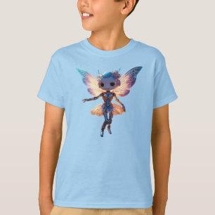 Camiseta Robô Pixie Bailarina Fofa Dançando