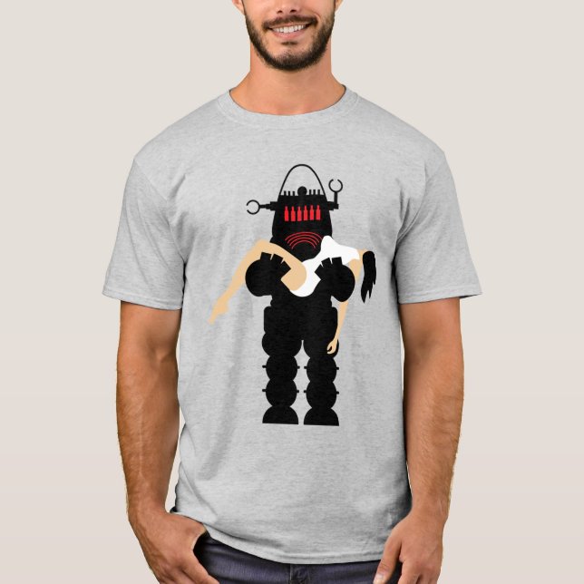 Camiseta Robô Retro dos Anos 1950 (Frente)