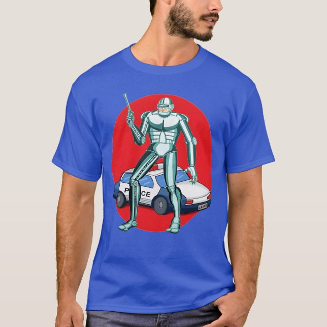 Camiseta Robocop engraçado (Frente)