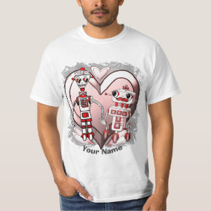 Camiseta Robôs científicos apaixonados
