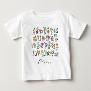 Camiseta Robôs do Alfabeto