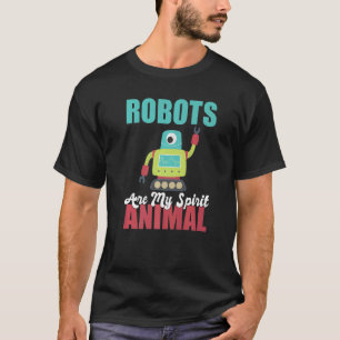 Camiseta Robôs são minha robótica animal espírita