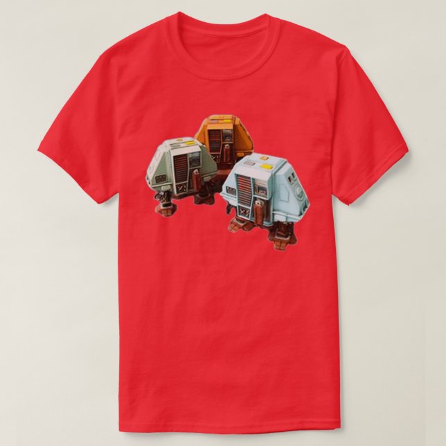 Camiseta Robôs silenciosos  (Frente do Design)
