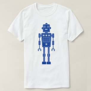 Camiseta Robot 270620/011 - Azul e branco Marinho