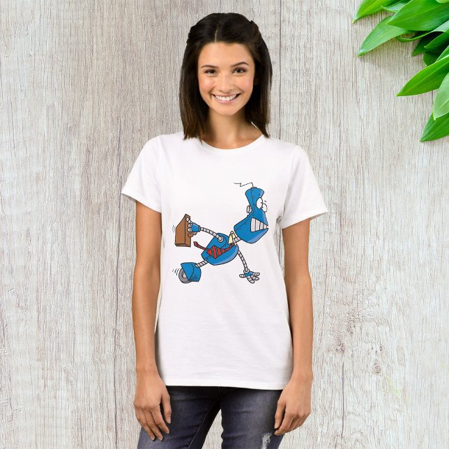 Camiseta Robot Business Executive (Criador carregado)