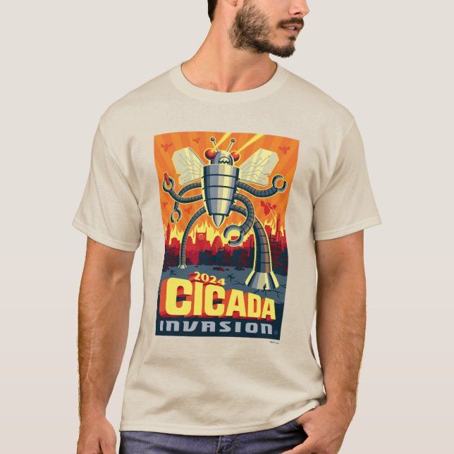 Camiseta Robot Cicada (Frente)
