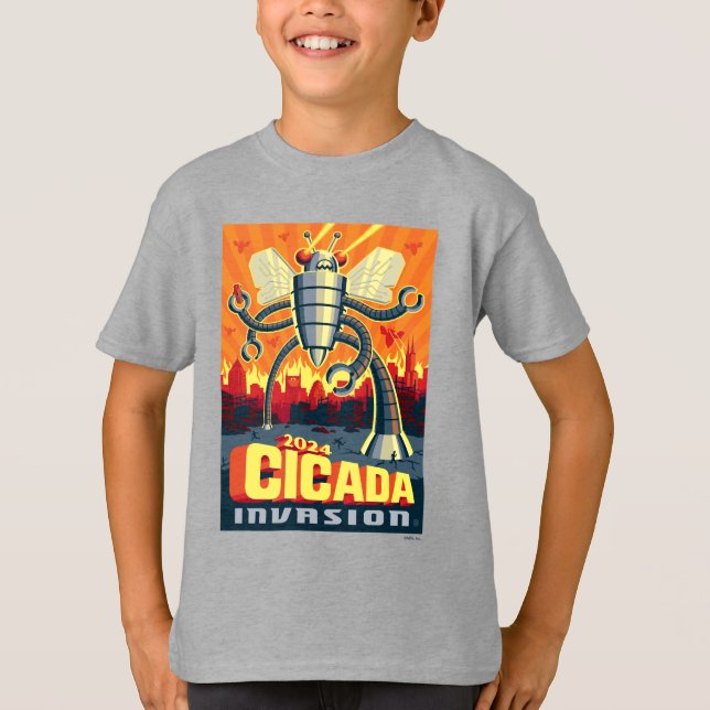 Camiseta Robot Cicada (Frente)