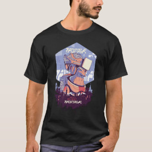 Camiseta Robot Fox Sci Fi Cyber Urban