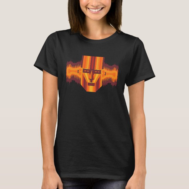 Camiseta Robot Head Beam Flashes Light Flash Technology Ret (Frente)