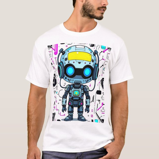 Camiseta Robot Print (Frente)