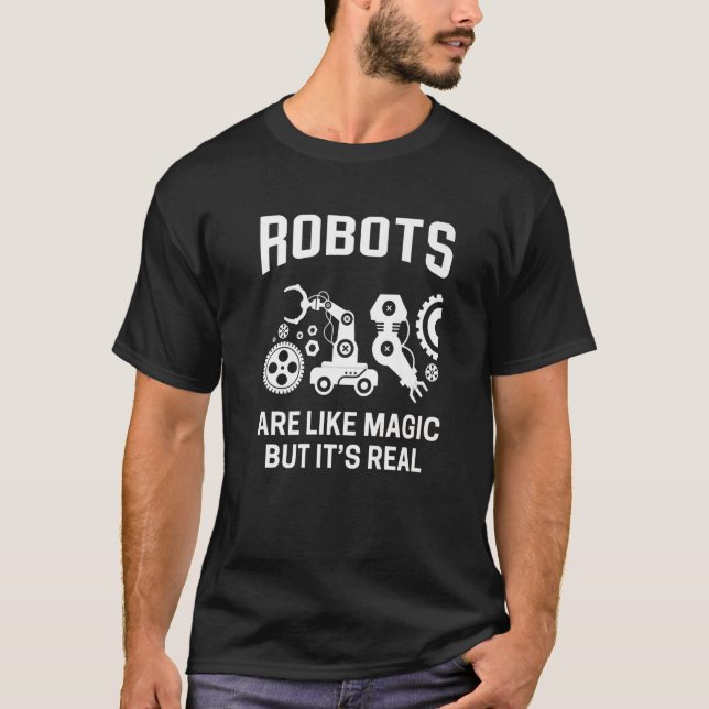 Camiseta Robot Robotic Robotics Engineer Artifical Intellig (Frente)