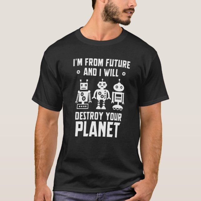 Camiseta Robot Robotic Robotics Engineer Artifical Intellig (Frente)