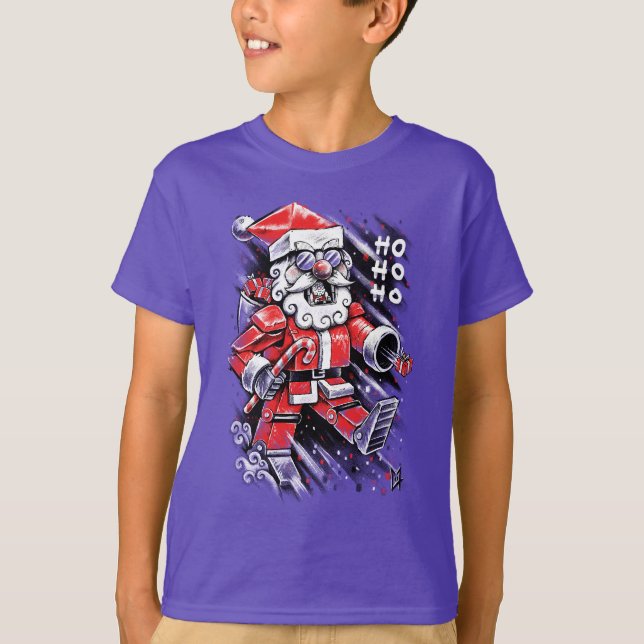 Camiseta Robot Santa Claus (Frente)