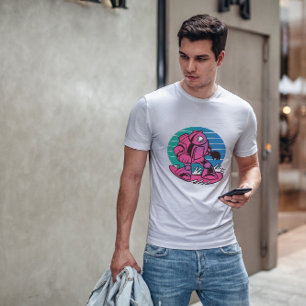 Camiseta Robot Snowboard