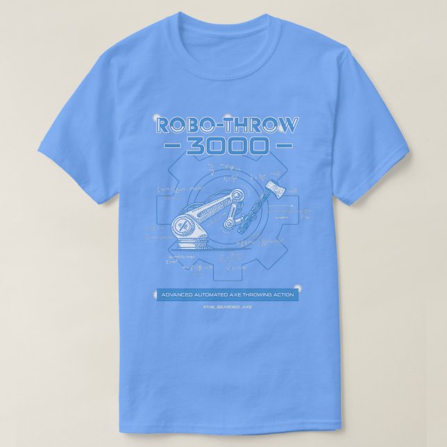 Camiseta RoboThrow 3000 (Frente do Design)