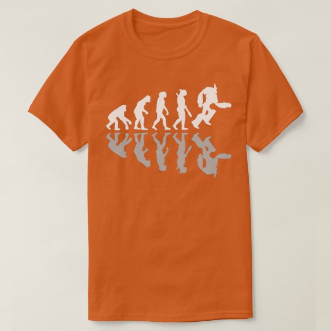 Camiseta Robótica Engenharia de Lover Robô Evolutivo Humano (Frente do Design)