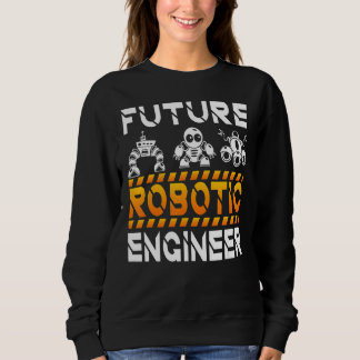 Camiseta Robótica Engenharia Homens Mulheres Futuro Robusto