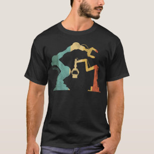 Camiseta Robótica Engenheiro Robótica Retroversão