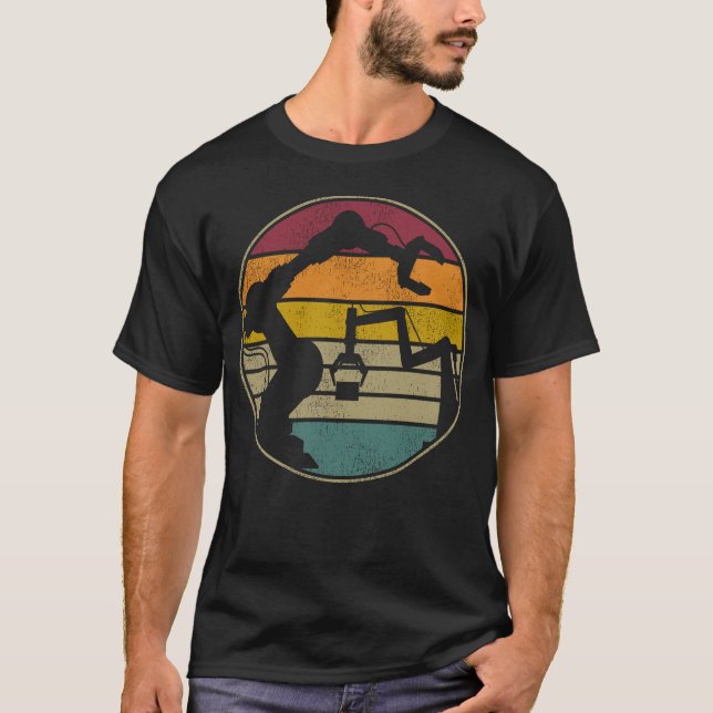 Camiseta Robótica Engenheiro Robótica Retroversão (Frente)