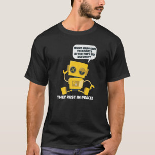 Camiseta Robótica Engraçada Ai Inteligência Artificial - Ro