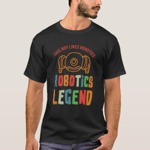 Camiseta Robótica Legenda Robô Mecânico de Engenheiro