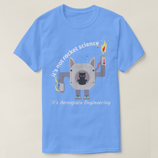 Camiseta Robotics Engineer  Funny Rocket Science Mens Women (Frente do Design)