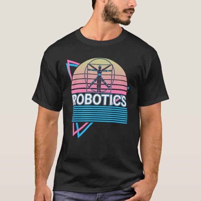 Camiseta Robotics Robots Retro (Frente)