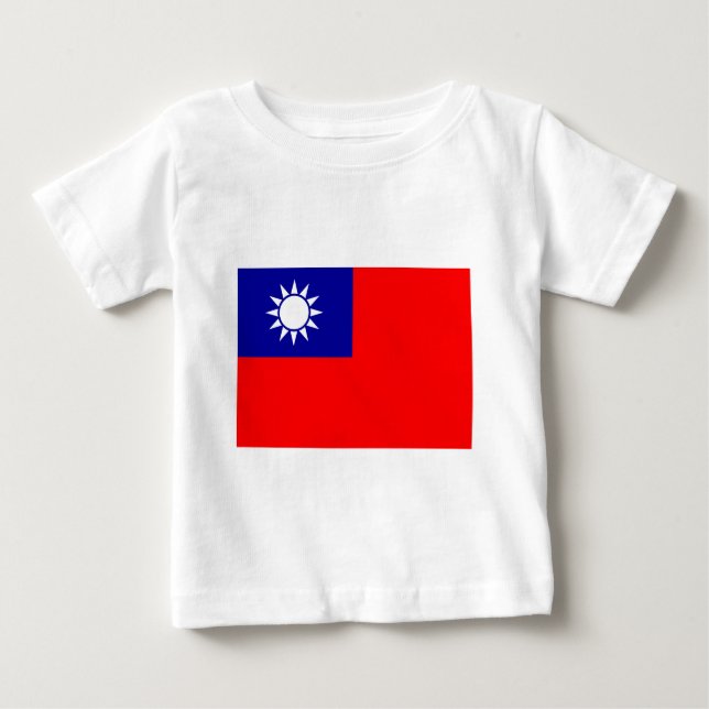 Camiseta ROC Formosa - bandeira taiwanesa - 中華民國國旗 - (Frente)