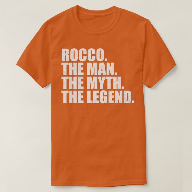 Camiseta Rocco Rocco Name Rocco (Frente do Design)