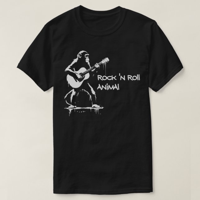 Camiseta rocha animal 1 (Frente do Design)