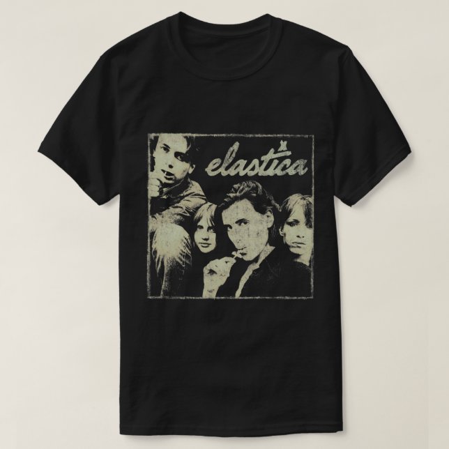 Camiseta rocha banda elastica, alternativo, com ressonância (Frente do Design)