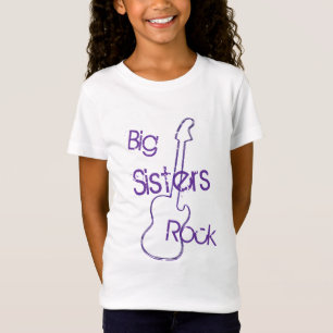 Camiseta Rocha das irmãs mais velha no roxo