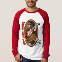 Rocha de Bro com basebol T dos homens de Bosco