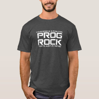 Camiseta Rocha de Prog de 3 minutos