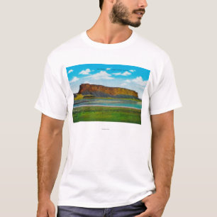 Camiseta Rocha do barco a vapor, represa grande superior de
