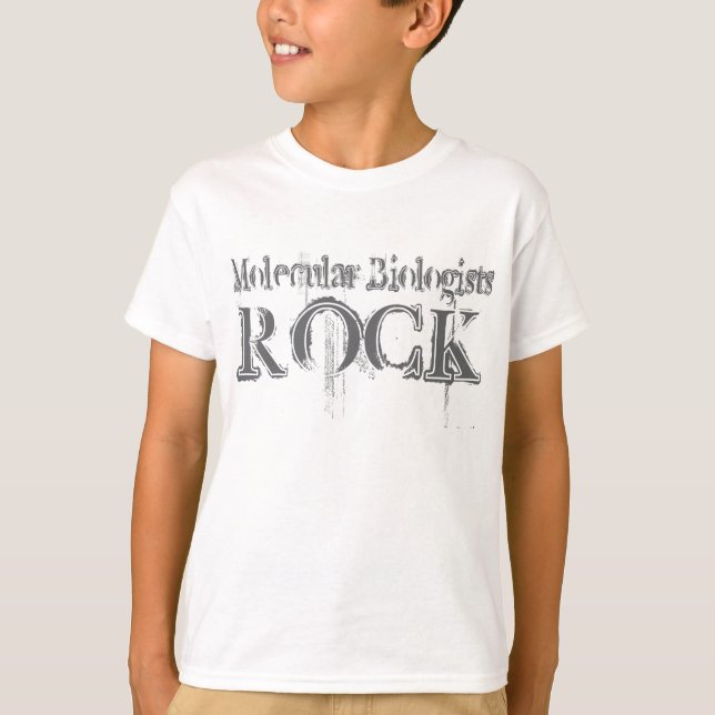 Camiseta Rocha dos biólogos moleculars (Frente)