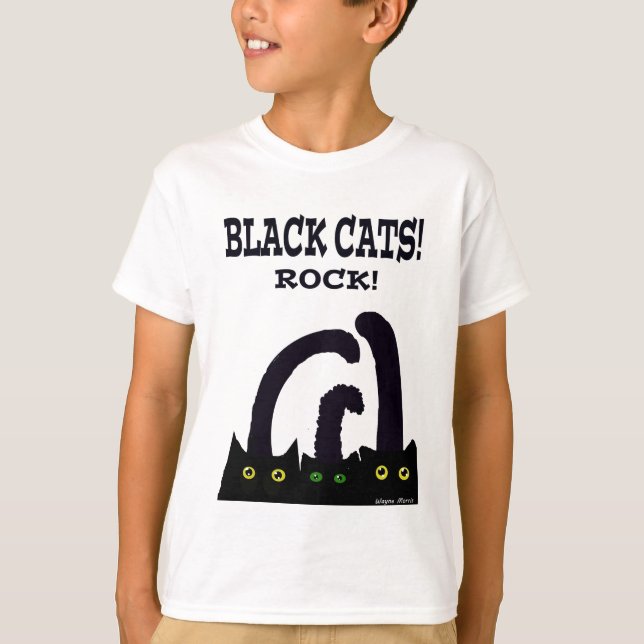 Camiseta Rocha dos gatos pretos (Frente)